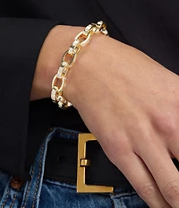 Melinda Maria Ashley Chain Link Line Bracelet