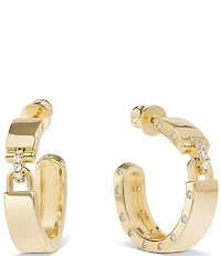 Melinda Maria Ashley Lock Hoop Earrings
