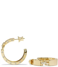Melinda Maria Ashley Lock Hoop Earrings