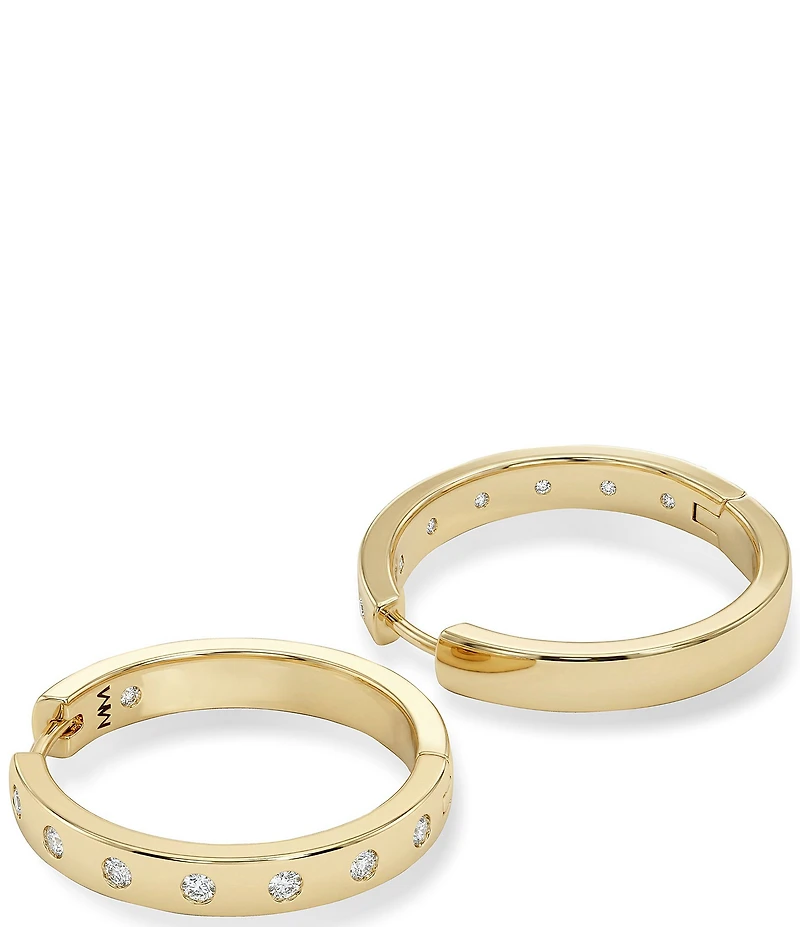 Melinda Maria Ashley Reversible Hoop Earrings