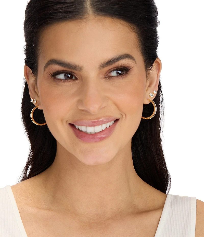 Melinda Maria Ashley Reversible Hoop Earrings