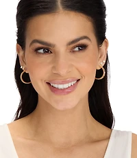 Melinda Maria Ashley Reversible Hoop Earrings