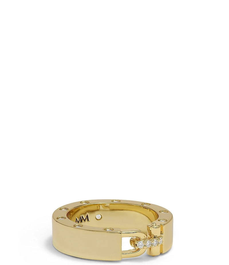 Melinda Maria Ashley Smooth Lock Ring