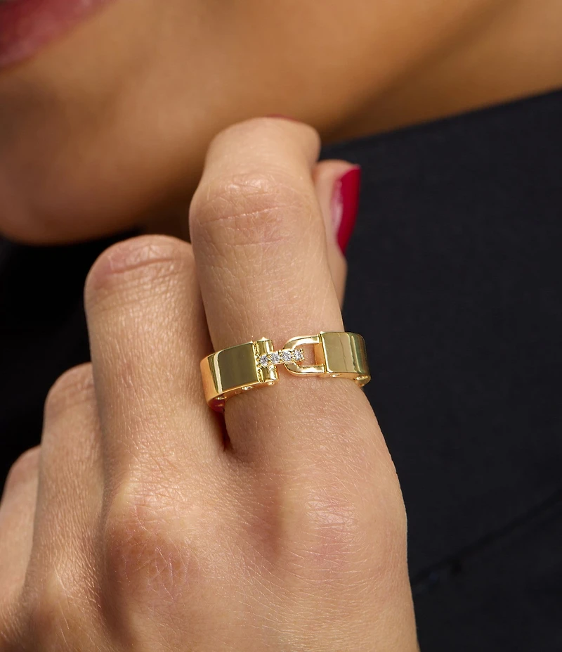 Melinda Maria Ashley Smooth Lock Ring