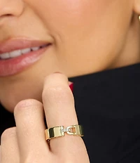 Melinda Maria Ashley Smooth Lock Ring