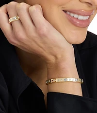 Melinda Maria Ashley Sunset Lock Cuff Bracelet