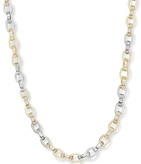 Melinda Maria Ashley Two Tone Chain Link Necklace