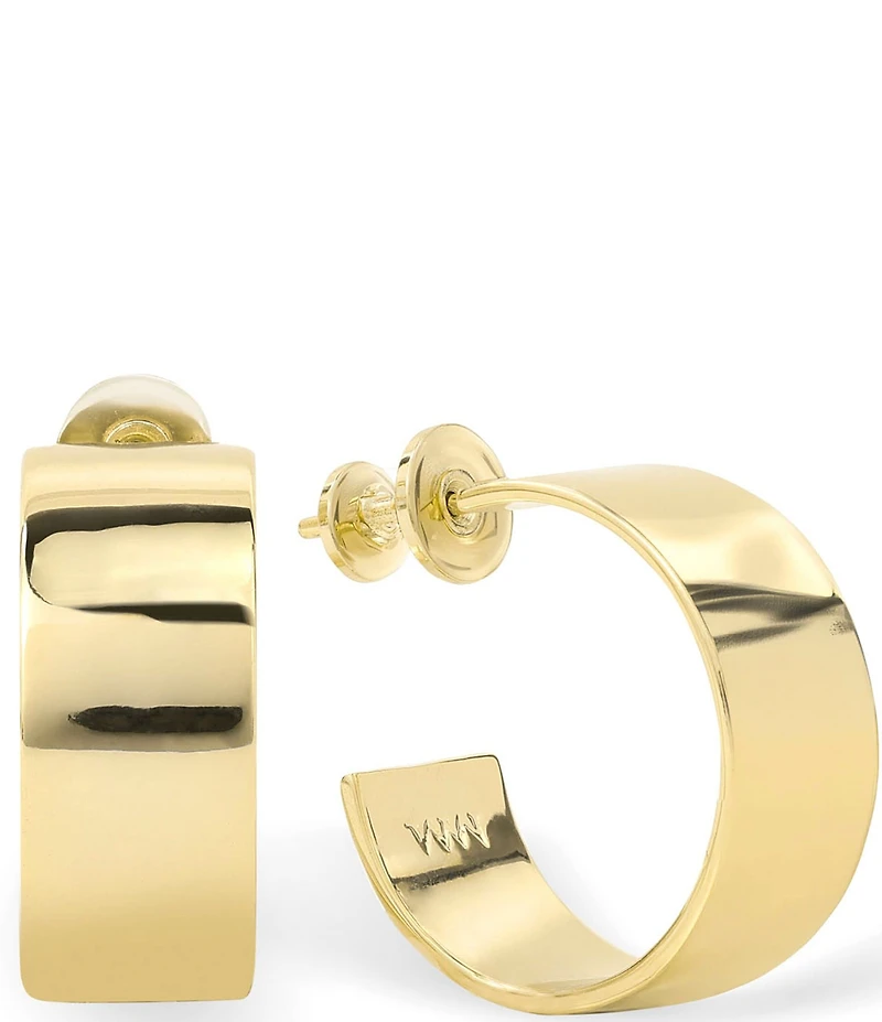 Melinda Maria Atlas 0.75#double; Puffy Hoop Earrings