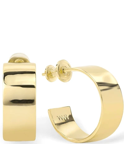 Melinda Maria Atlas 0.75#double; Puffy Hoop Earrings