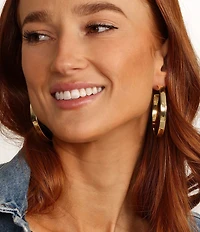 Melinda Maria Atlas Hoop Earrings