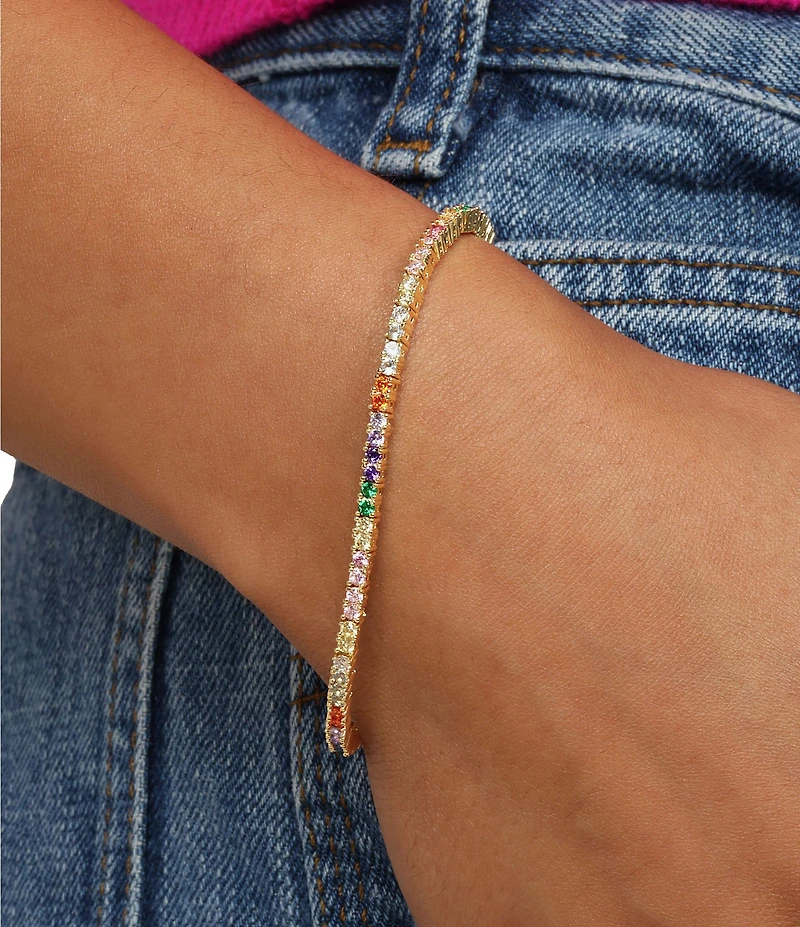 Melinda Maria Baby Heiress Tennis Line Bracelet