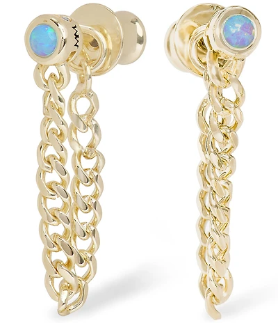 Melinda Maria Baby Julian Front Back Soft Hoop Earrings