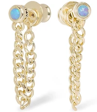 Melinda Maria Baby Julian Front Back Soft Hoop Earrings