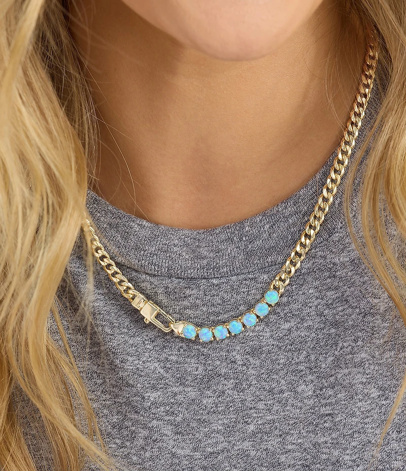 Melinda Maria Baby Julian Loves Opals Necklace