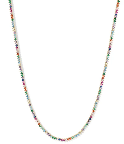 Melinda Maria Baby Not Your Basic Rainbow Tennis Necklace