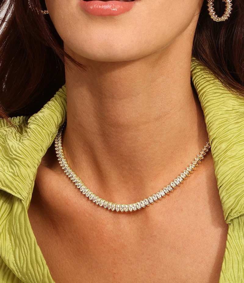 Melinda Maria Baby Not Your Basic Tennis Necklace