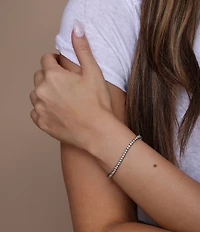 Melinda Maria Baby Not Your Basic Tennis Line Bracelet