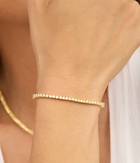 Melinda Maria Baby Not Your Basic Tennis Line Bracelet