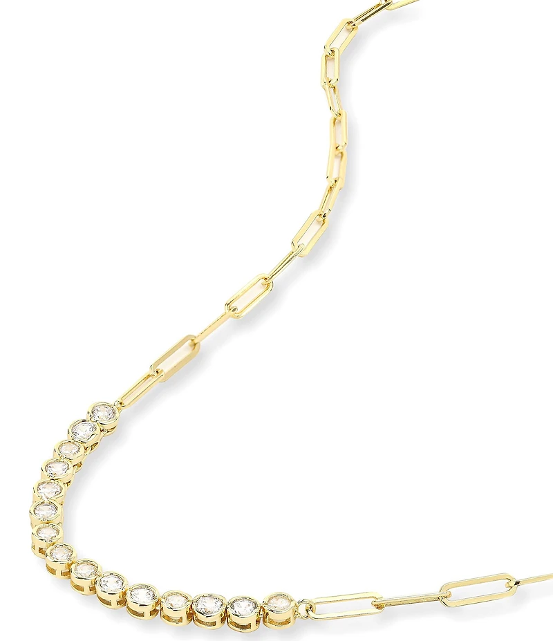 Melinda Maria Baroness Sam Tennis Chain Collar Necklace