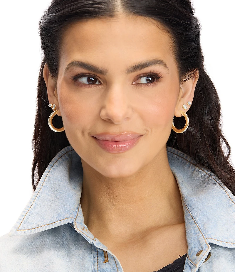 Melinda Maria Beacon Hoop Earrings