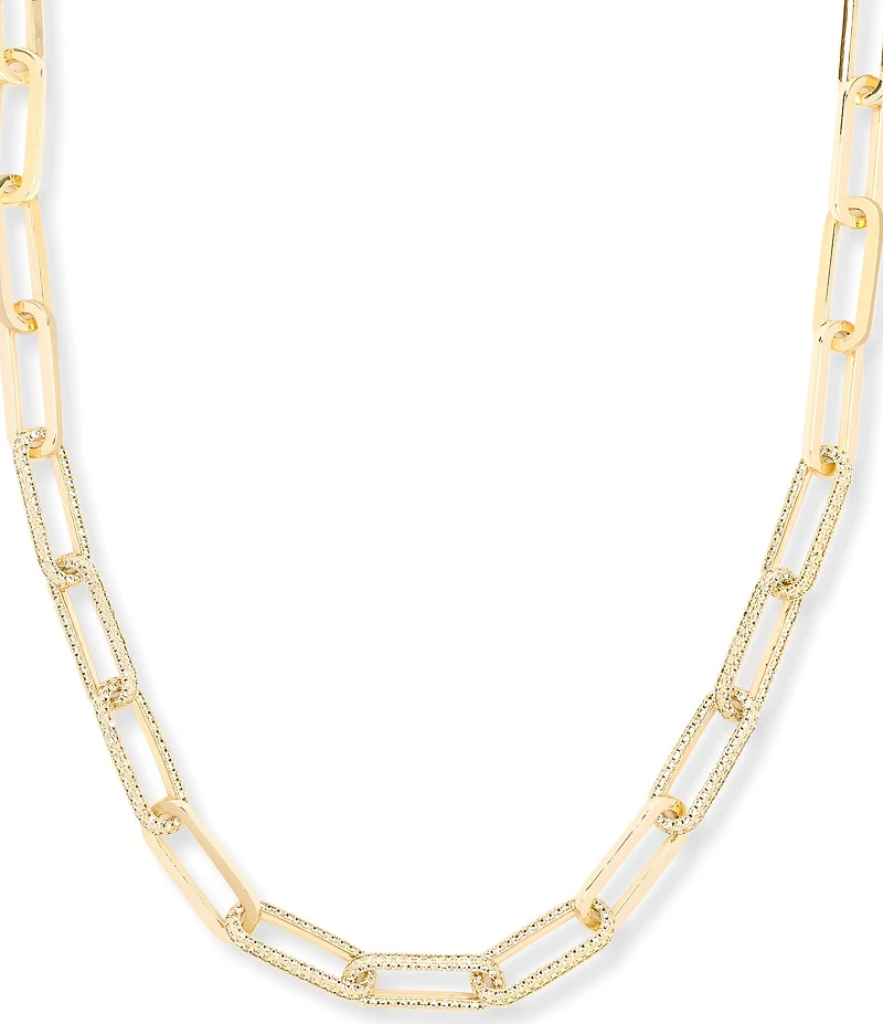 Melinda Maria Carrie Pave Chain Necklace