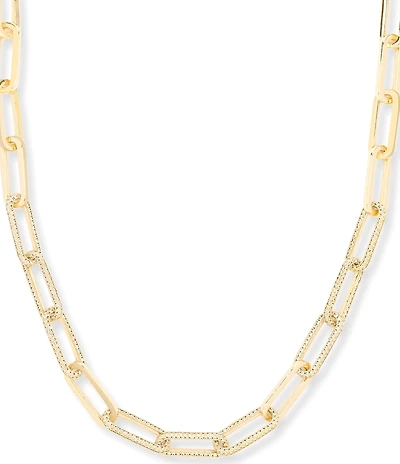 Melinda Maria Carrie Pave Chain Necklace