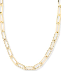 Melinda Maria Carrie Pave Chain Necklace