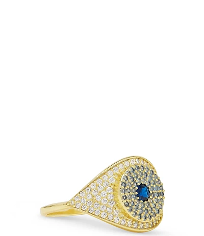 Melinda Maria Evil Eye Band Ring