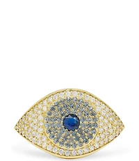 Melinda Maria Evil Eye Band Ring