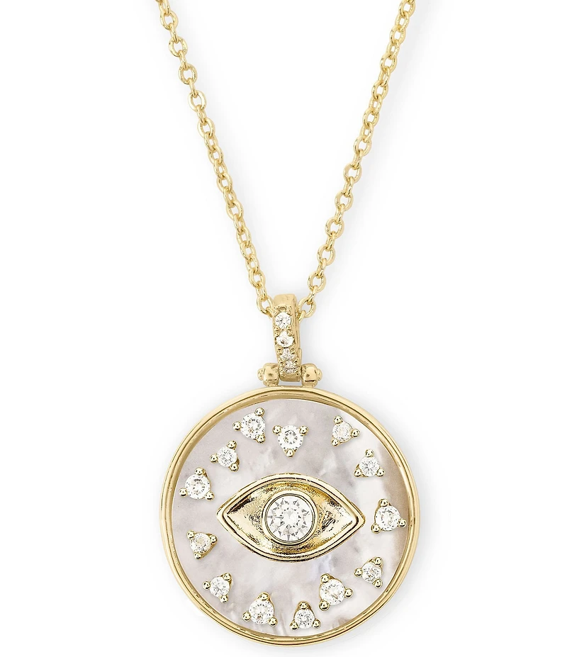 Melinda Maria Evil Eye Pendant Necklace