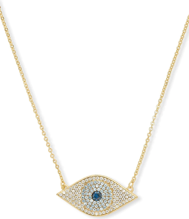 Melinda Maria Evil Eye Short Pendant Necklace