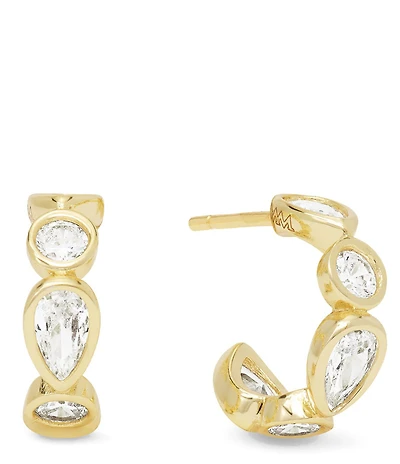 Melinda Maria Isla Huggie Hoop Earrings