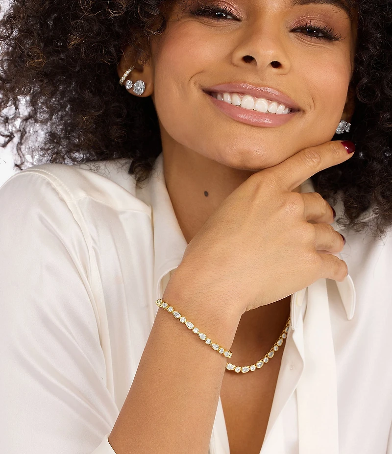 Melinda Maria Isla Tennis Line Bracelet