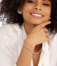 Melinda Maria Isla Tennis Line Bracelet