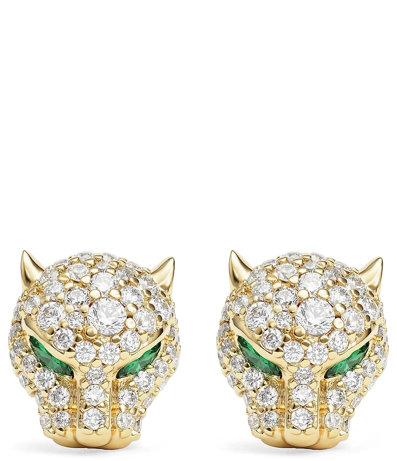 Melinda Maria Jaguar Pave Stud Earrings