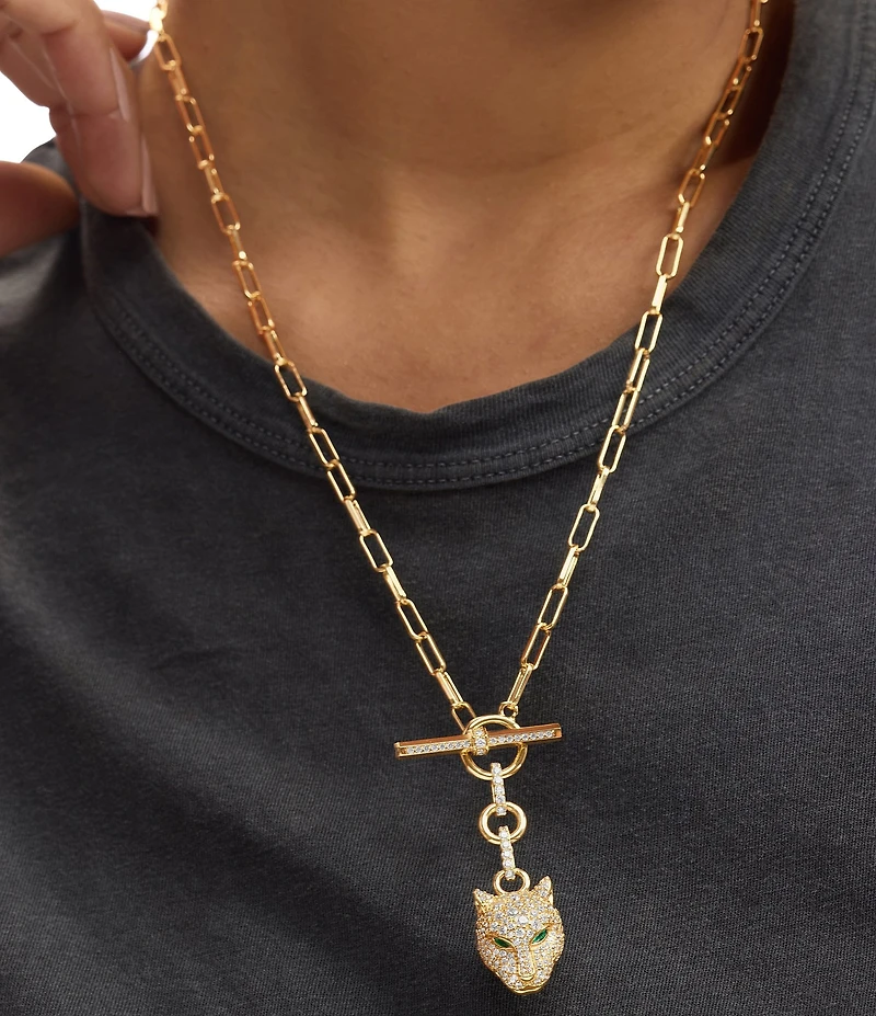 Melinda Maria Jaguar Samantha Chain Necklace
