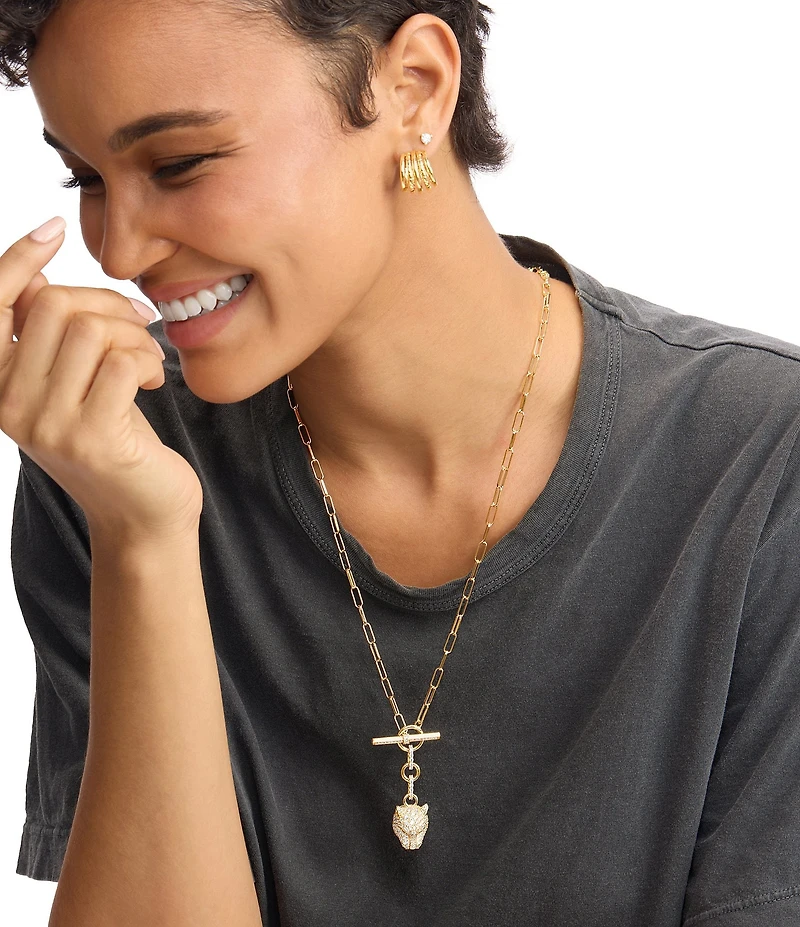 Melinda Maria Jaguar Samantha Chain Necklace