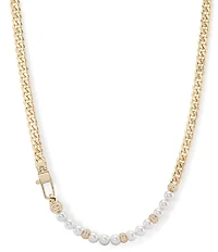 Melinda Maria Julian Loves Pearls Collar Necklace