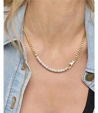 Melinda Maria Julian Loves Pearls Collar Necklace