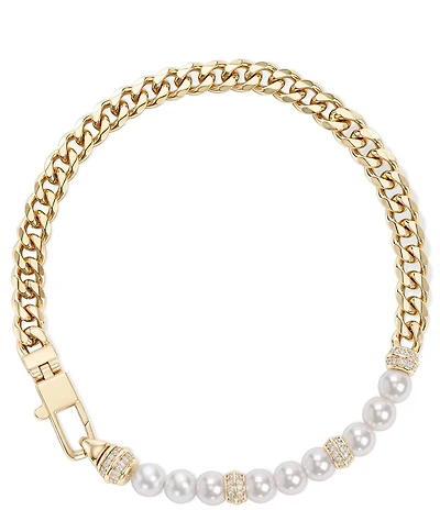 Melinda Maria Julian Loves Pearls Line Bracelet