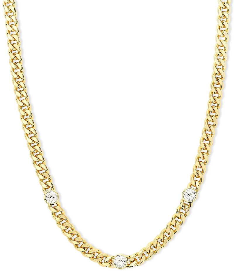Melinda Maria Julian Triple Diamond Chain Necklace