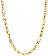 Melinda Maria Julian Triple Diamond Chain Necklace