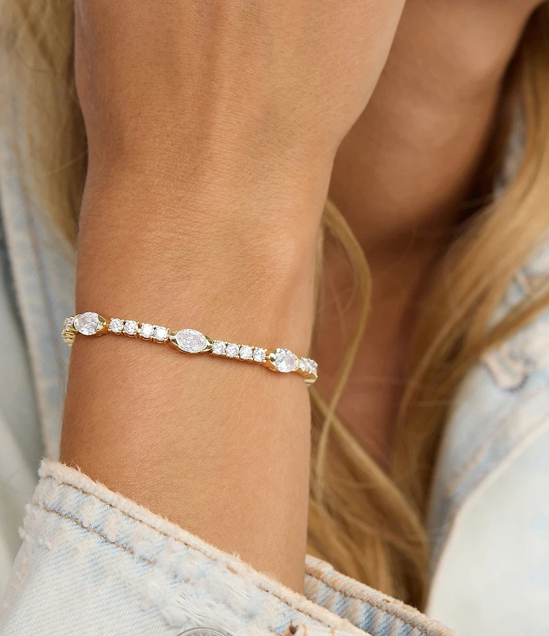 Melinda Maria Maven Rhinestone Tennis Bracelet