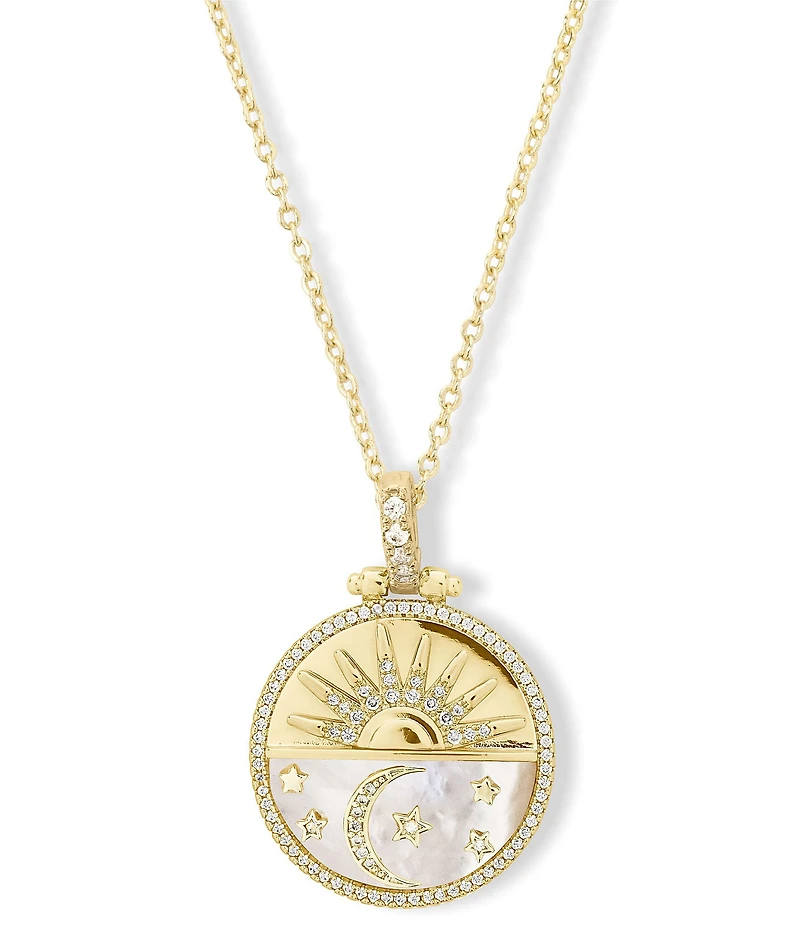 Melinda Maria New Beginnings Medallion Short Pendant Necklace