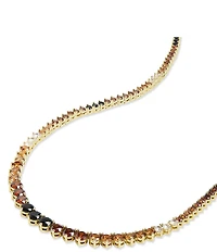 Melinda Maria Not Your Basic Graduated Ombre Tennis Necklace