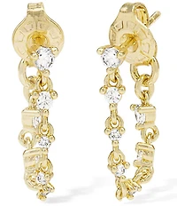 Melinda Maria Not Your Basic Soft Hoop Earrings