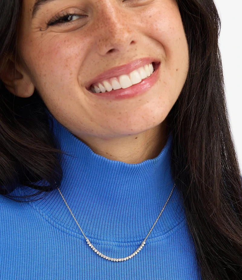 Melinda Maria Not Your Basic Tennis Necklace
