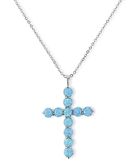 Melinda Maria Oh She Fancy Cross Short Pendant Necklace