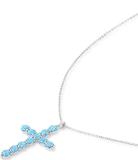 Melinda Maria Oh She Fancy Cross Short Pendant Necklace