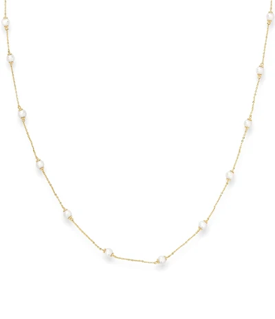 Melinda Maria Perfect Pearl Infinity Collar Necklace